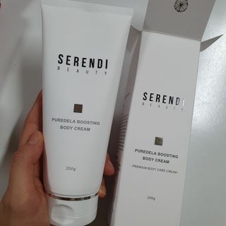 세렌디뷰티 퓨어델라 부스팅 바디크림 — 4.5점을 준 리뷰어가 2021년 7월 올린 사용 사진