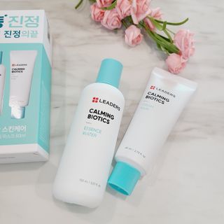 리더스코스메틱 리더스 카밍 바이오틱스 #1등 진정 기획세트 [에센스 워터150ml + 크림 마스크80ml] — 4.5점을 준 리뷰어가 2022년 8월 올린 사용 사진