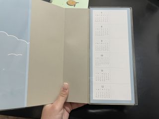 리훈 2023년 아이라이크 모눈 다이어리 미니달력 세트 — 5점을 준 리뷰어가 2022년 11월 올린 사용 사진