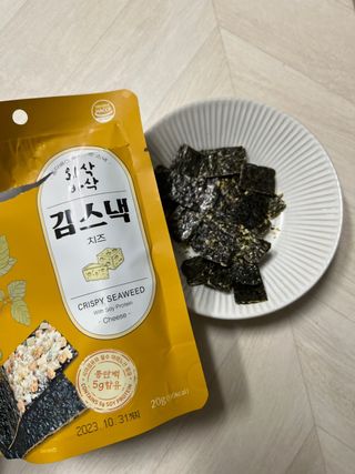 더빈트 와삭바삭 김스낵 — 5점을 준 리뷰어가 2023년 1월 올린 사용 사진