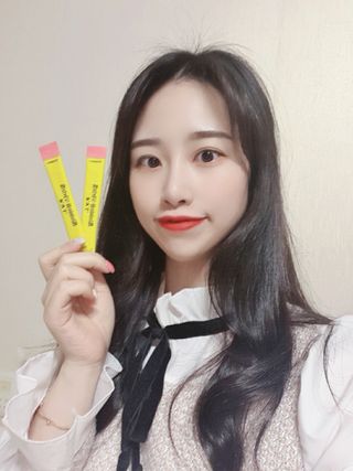 힐리셔스 퓨어바이탈 석류맛 — 5점을 준 리뷰어가 2021년 3월 올린 사용 사진