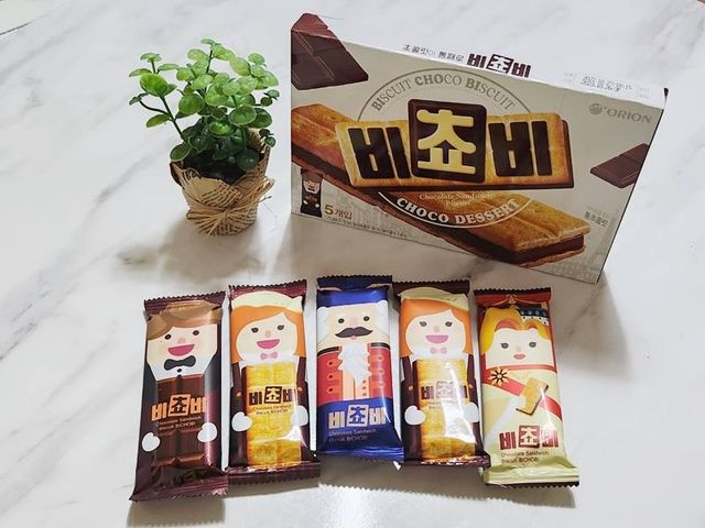 비쵸비 5P 8 케이스 리뷰 사진