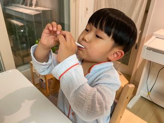 [이뮤니티플러스]우리아이 면역오키, 건강오키 _ 키즈오키 더진한꿀배도라지청 10포 1box — 5점을 준 리뷰어가 2022년 5월 올린 사용 사진