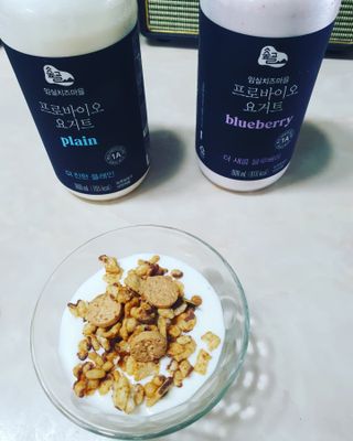 숲골 임실치즈마을 프로바이오 요거트 900ml — 5점을 준 리뷰어가 2021년 8월 올린 사용 사진