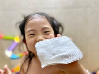 디어엘로디 오가닉 무표백 건티슈 — 5점을 준 리뷰어가 2022년 6월 올린 사용 사진
