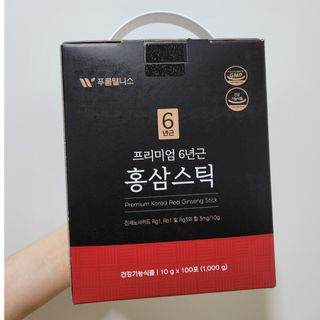 [푸름웰니스] 프리미엄 6년근 홍삼스틱 3mg x 100포 — 5점을 준 리뷰어가 2022년 4월 올린 사용 사진