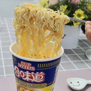 NISSIN 닛신 컵누들  4종 - 씨푸드오리지날, 씨푸드 스파이시, 씨푸드 커리, 씨푸드 XO소스 — 5점을 준 리뷰어가 2021년 12월 올린 사용 사진