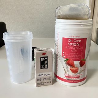뉴트리션팩토리 닥터큐어 프리미엄쉐이크 다이어트쉐이크 — 5점을 준 리뷰어가 2021년 8월 올린 사용 사진
