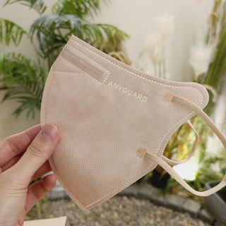 애니가드 셋업마스크 4컬러 각 10매입 [크리미베이지, 캐시미어로즈, 초콜렛브라운, 미드나잇네이비] — 5점을 준 리뷰어가 2022년 2월 올린 사용 사진