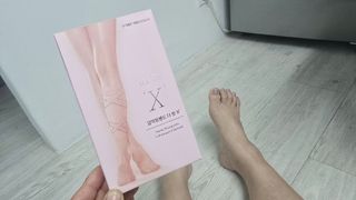 주식회사 땡스마이파트너 [구매평] 땡스마이레그 의료용 종아리압박밴드 다리붓기 혈액순환 압박스타킹 — 5점을 준 리뷰어가 2025년 4월 올린 사용 사진