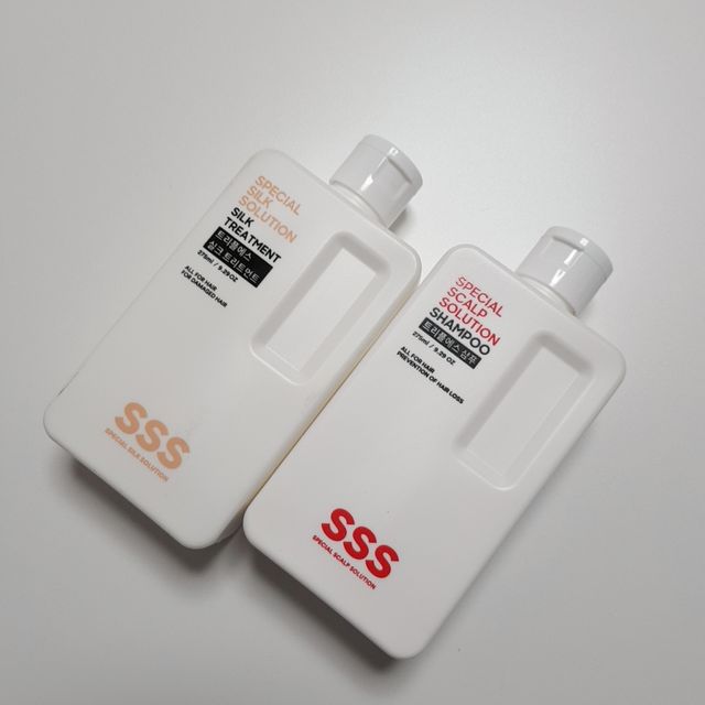트리플에스 탈모 샴푸 275ml + 실크 트리트먼트 275ml 리뷰 사진