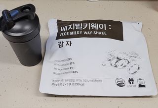 클린24시간 베지밀키웨이 감자 쉐이크 1세트 (5개) — 4.5점을 준 리뷰어가 2023년 1월 올린 사용 사진