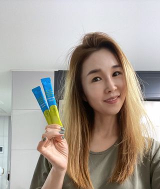 메디포스트 모비타 바디코드 식이섬유 차전자피에 빠지다 30포 — 5점을 준 리뷰어가 2023년 1월 올린 사용 사진