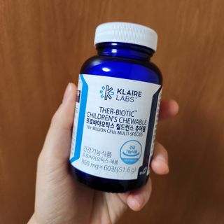 [Dr.PNT] 닥터피엔티 프로바이오틱스 칠드런스 츄어블 / 2개월분 — 5점을 준 리뷰어가 2023년 1월 올린 사용 사진