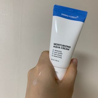 더마포레스트 마데카소사이드 리페어 크림,  모이스처라이징 아쿠아크림 — 5점을 준 리뷰어가 2021년 8월 올린 사용 사진