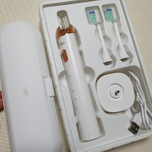 알고 메가소닉 음파 전동칫솔 세트 리뷰 사진