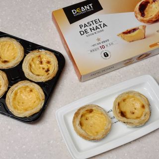 디앙뜨 포르투갈 에그타르트 오리지널 맛+패션후르츠+초콜릿타르트 맛 중 택1 — 5점을 준 리뷰어가 2021년 7월 올린 사용 사진