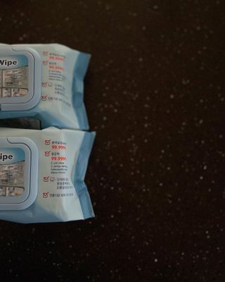 햅스 세균없는 주방 대형 2팩, HAPS sanitizer wipe — 5점을 준 리뷰어가 2022년 2월 올린 사용 사진