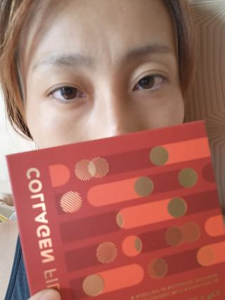 프리마인 귀족의 콜라겐, 92배 흡수율. 럭셔리 프리미엄 셀라브 콜라겐필름 30매 — 4점을 준 리뷰어가 2021년 9월 올린 사용 사진