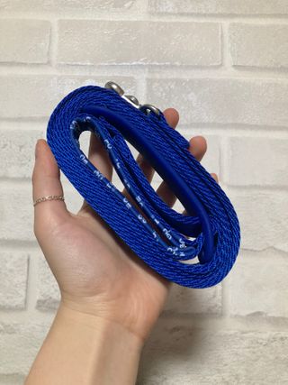 베이컨박스 [BACON] 고아웃클럽 이지그립 리드줄, 목줄 세트-BLUE — 4점을 준 리뷰어가 2021년 7월 올린 사용 사진