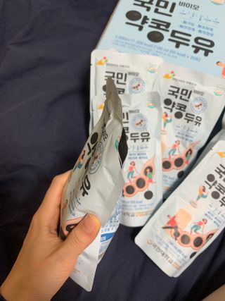 국민바이오 약콩두유 — 5점을 준 리뷰어가 2022년 5월 올린 사용 사진