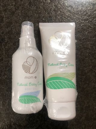 mom e 맘이 내추럴 베이비 케어 크림+바디오일 — 5점을 준 리뷰어가 2021년 1월 올린 사용 사진
