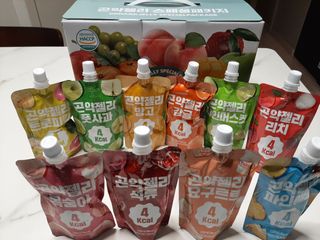 참앤들황토농원 10가지 맛, 입맛대로 스페셜하게~ 가볍게 한 포 땡! 곤약젤리 스페셜 패키지 130ml x 30포 — 5점을 준 리뷰어가 2022년 12월 올린 사용 사진