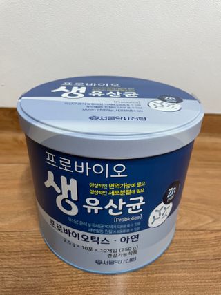 서울약사신협_프로바이오생유산균_2.5G x 100포 — 5점을 준 리뷰어가 2021년 3월 올린 사용 사진