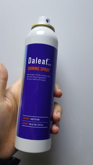 달리프 글램 샤이닝 스프레이 150ml — 3점을 준 리뷰어가 2021년 1월 올린 사용 사진