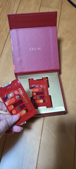 프리마인 귀족의 콜라겐, 92배 흡수율. 럭셔리 프리미엄 셀라브 콜라겐필름 30매 — 4.5점을 준 리뷰어가 2021년 9월 올린 사용 사진