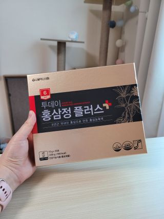 서울약사신협_투데이홍삼정플러스스틱_10g x 30포 — 5점을 준 리뷰어가 2021년 5월 올린 사용 사진