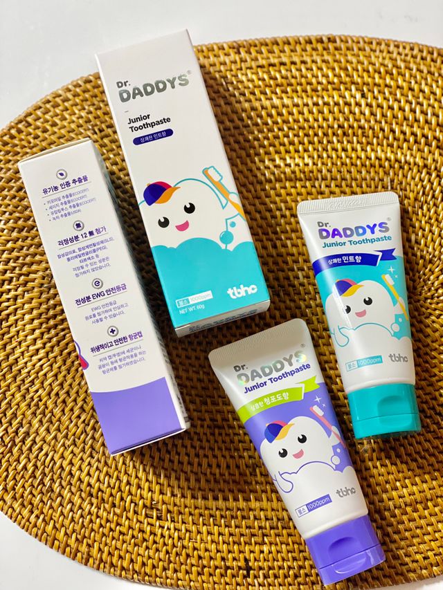 닥터데디스 안심불소 튼튼치약(청포도, 민트 중 택 1) 60g + 여행용 미니 치약 15g 리뷰 사진