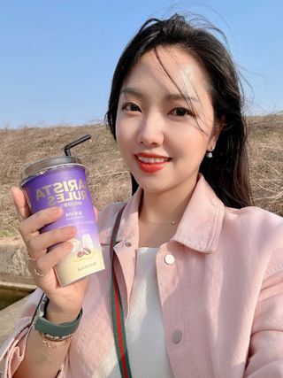 바리스타룰스 돌체 라떼 — 4.5점을 준 리뷰어가 2023년 4월 올린 사용 사진