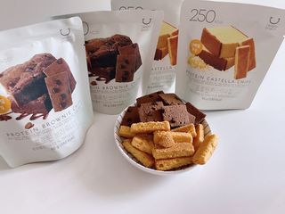 신상품) 딜라이트 프로젝트 프로틴  브라우니칩/ 카스테라칩 총 6EA — 5점을 준 리뷰어가 2022년 5월 올린 사용 사진