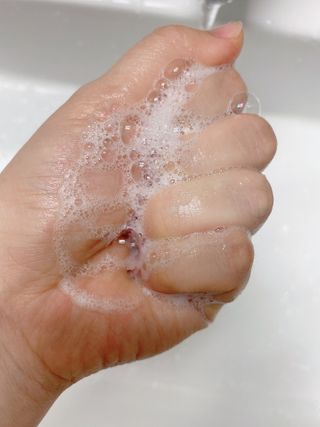 달리프 진저 베러 퍼퓸 탈모 완화 샴푸 1000ml 향 3종 — 5점을 준 리뷰어가 2021년 2월 올린 사용 사진