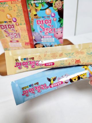 다나음 셀렌에 빠진 아연면역젤리 열대과일맛+사과맛 — 5점을 준 리뷰어가 2021년 4월 올린 사용 사진