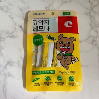 [레모나] 강아지 레모나 강아직 영양 간식 4종 택 1 — 4점을 준 리뷰어가 2023년 12월 올린 사용 사진