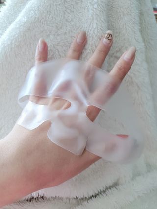 101스킨 영앤리치 하이드로겔 마스크팩 — 5점을 준 리뷰어가 2021년 3월 올린 사용 사진