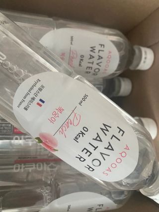 아쿠아스 플레이버워터 [아쿠아스] 제로칼로리 플레이버워터 복숭아/청포도 1BOX 20개입 — 5점을 준 리뷰어가 2021년 4월 올린 사용 사진