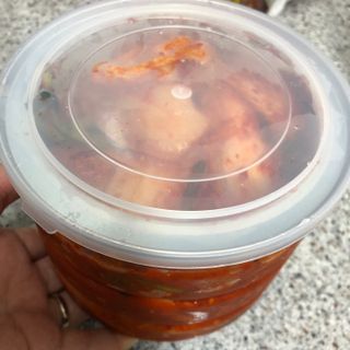 셰프애찬 알배기 겉절이 김치 1kg — 5점을 준 리뷰어가 2022년 11월 올린 사용 사진