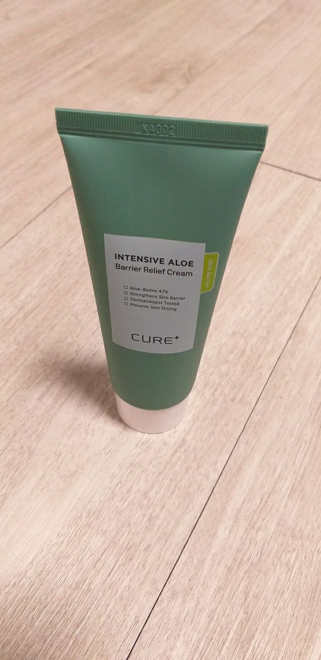 큐어 인텐시브 알로에 배리어 릴리프 크림 100g 리뷰 사진