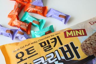 델리스 오트 밀키 초콜릿 바 — 5점을 준 리뷰어가 2022년 4월 올린 사용 사진