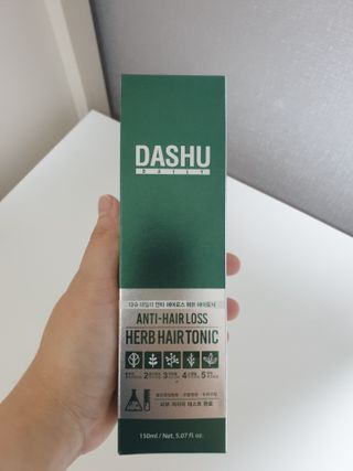 다슈코리아 다슈 데일리 안티 헤어로스 허브 헤어토닉 150ml — 4.5점을 준 리뷰어가 2021년 1월 올린 사용 사진