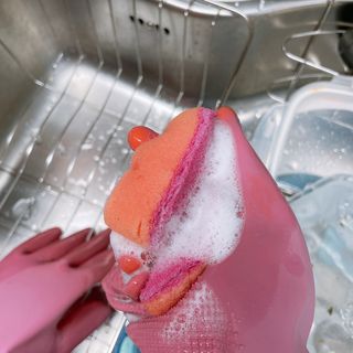 위케어 천연 주방세세, 에어프라이어세제, 다목적세정제, 발포텀블러세정제 — 5점을 준 리뷰어가 2021년 2월 올린 사용 사진