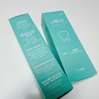 치과에서 쓰는 치약 _ 라벨제로 저불소 꼬마, 키즈, 유아, 베이비, 주니어 안전한 어린이치약 — 5점을 준 리뷰어가 2023년 3월 올린 사용 사진