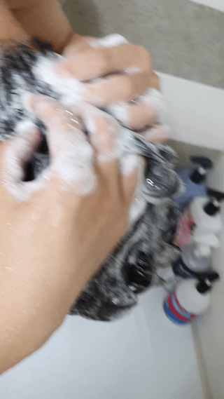 디알 카밍 샴푸 트리트먼트 500ml 세트 — 5점을 준 리뷰어가 2021년 9월 올린 사용 사진