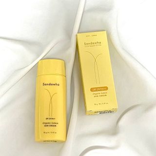 스킨큐어 산다화 유기농 레몬썬크림 — 5점을 준 리뷰어가 2023년 6월 올린 사용 사진