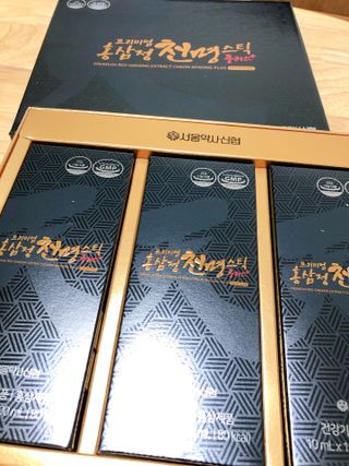 서울약사신협 약사신협_천명플러스스틱_10mlx30포 — 5점을 준 리뷰어가 2021년 3월 올린 사용 사진