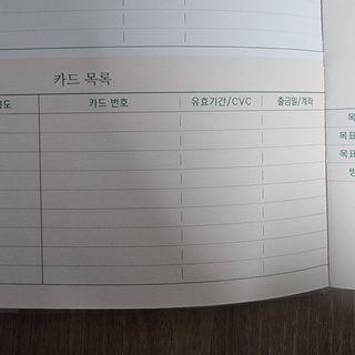 리훈 쉬운 오늘쓰임 가계부 + 다정한마테 요일/날짜 6mm — 4점을 준 리뷰어가 2022년 2월 올린 사용 사진