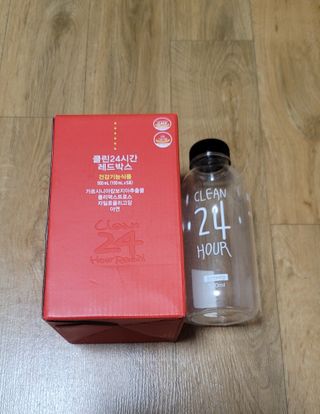 클린24시간 레드박스 1BOX(5포) + 전용보틀(500ml) — 5점을 준 리뷰어가 2024년 2월 올린 사용 사진